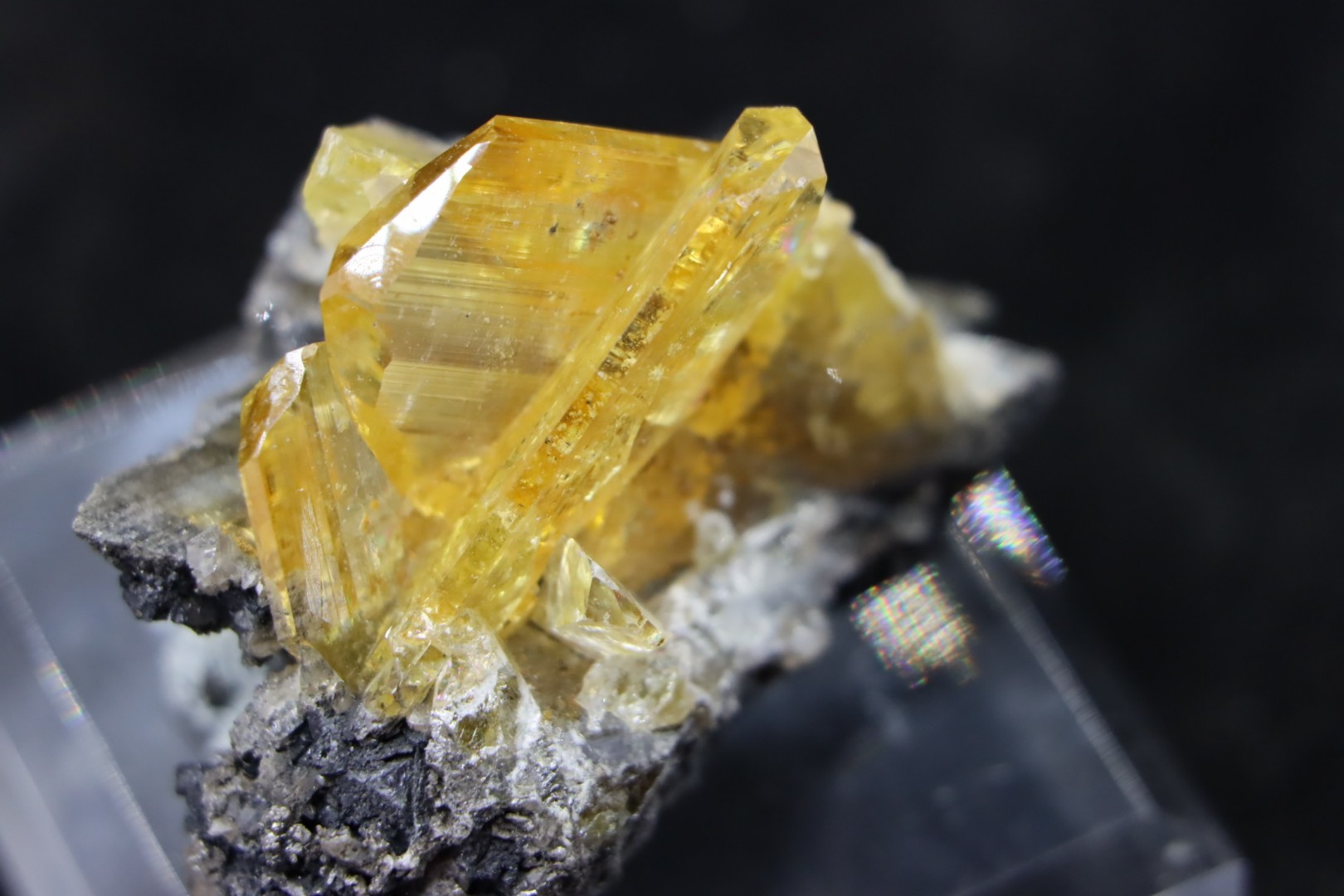 Anglesite - Touissit, Morocco