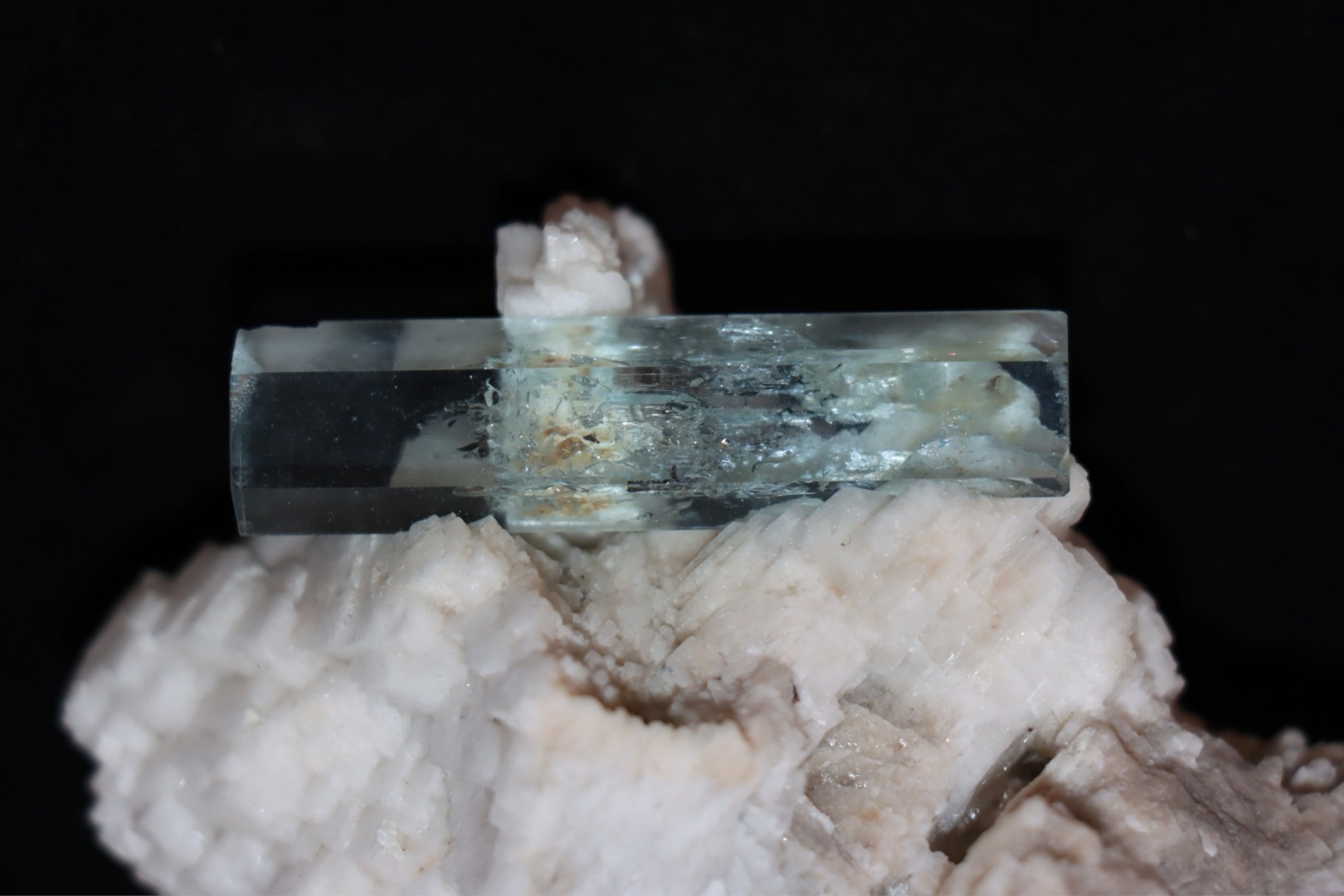 Aquamarine on matrix double ended - Gilgit, Pakistan