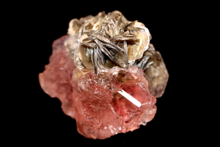 Pink fluorite and muscovite - Gilgit-Baltistan, Pakistan