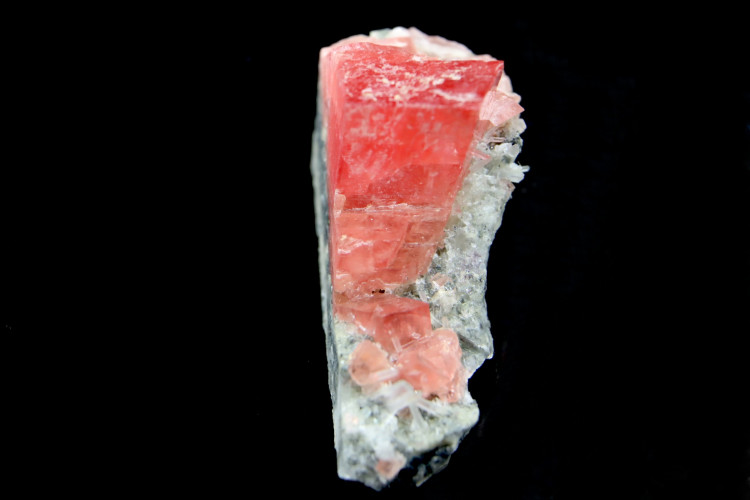 Rhodochrosite and quartz - Sweet Home, Colorado, USA