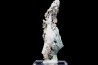 Native silver on calcite - Bou Azzer, Morocco